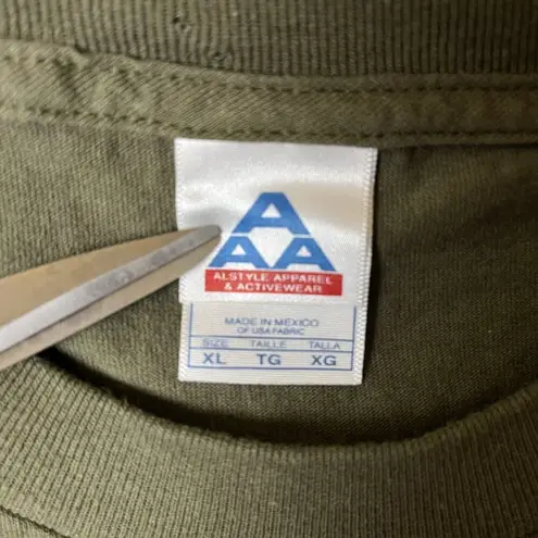 Vietnam Vets T Shirt Vintage Y2K Large L Brown Graphic Tee