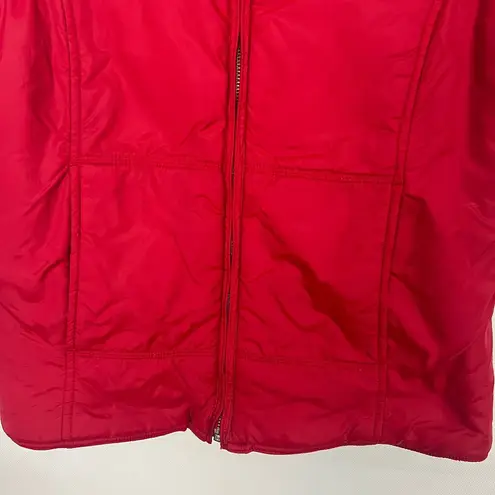 American Eagle  Vintage Full Zip Red Vest Size M