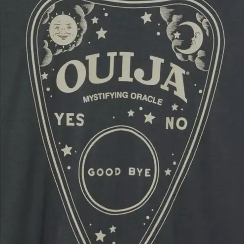 Size 2: Torrid Glow In The Dark Ouija Relaxed Cotton Jersey Tee Black