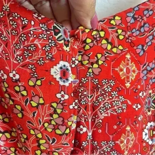 Abel the label Anthropologie‎  Women’s Lola Red Hi-Low Maxi Dress Size XS - Image 6