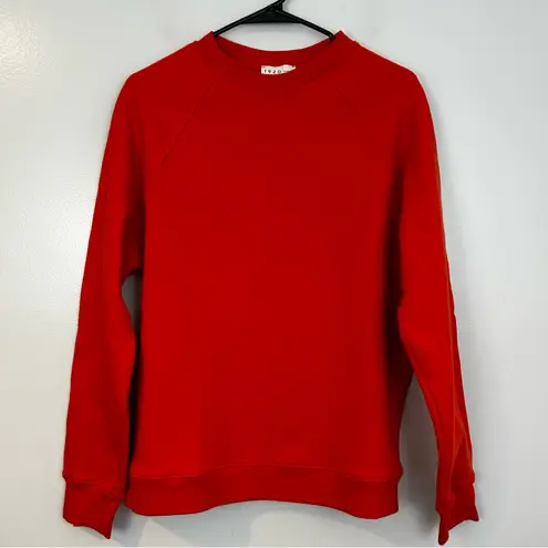 1901 Red Crewneck Pullover 100% Cotton Sweatshirt from Nordstrom Size Large