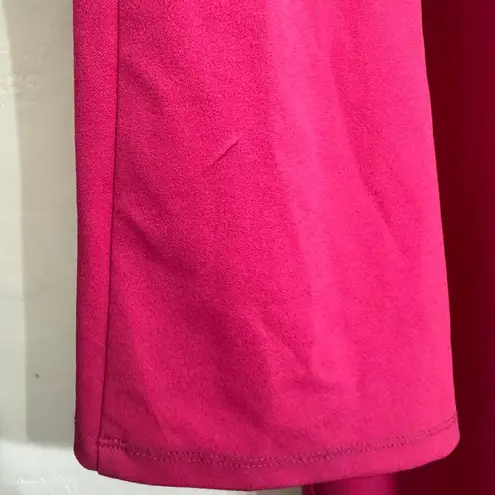 Marina Pink Bow Strap Wide Leg Jumpsuit Size 16