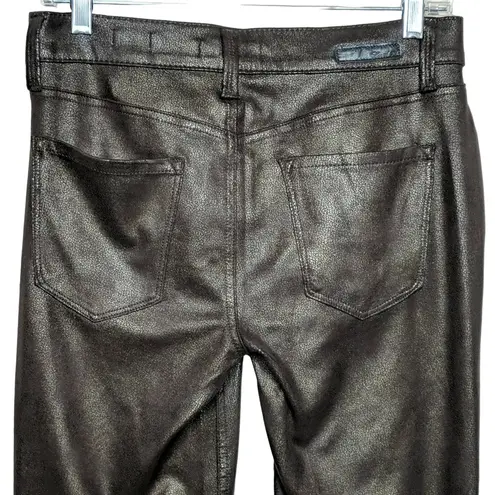 Level 99 Sienna Tomboy Faux Suede Pants Brown 26 New