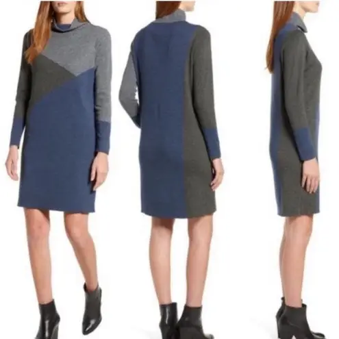 Nic+Zoe EUC Laid Back Color Block Knit Dress