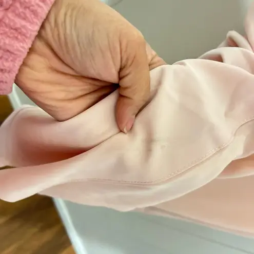 BHLDN Anthropologie Emanuelle Georgette Dust Pink Midi Dress Size 22 NWT