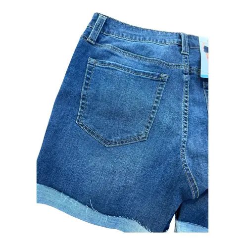 Seven7 Weekend Cuffed Denim Shorts Women’s Size 10 – Dark Wash NWT