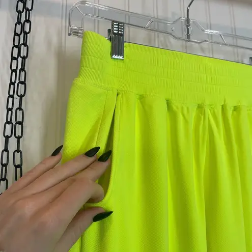 Theory  Women’s Neon Green Elastic Waist Pull on Athletic Jogger Pants Size M