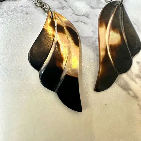 Abalone wing earrings