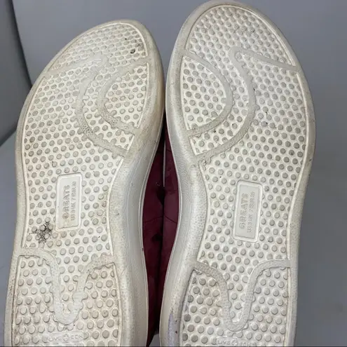 GREATS Alta Low Top Sneaker In Plum Nubuck Leather size 39