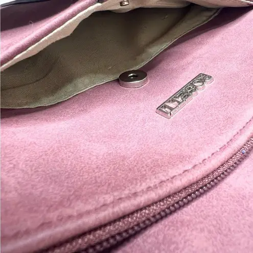 Rosetti Mauve Pink Faux Leather Crossbody Bag
