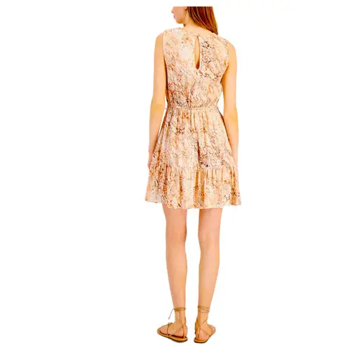 INC International Concepts NWOT Printed Mini Dress In Topson Snake Pattern Orange Size XL