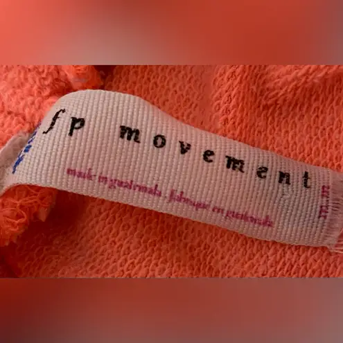 Free People FP Movement Women’s Size Medium Cotton Blend Peach Joggers Orange