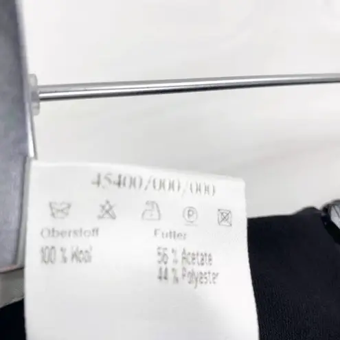 RENE LEZARD Vintage 90s Black Wool Mini Pencil Skirt Size undefined