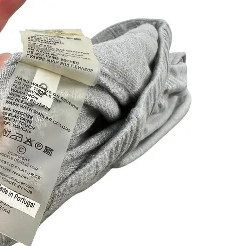 Majestic Filatures Pants Drawstring Terry Cuffed Light Gray Size 3 Medium