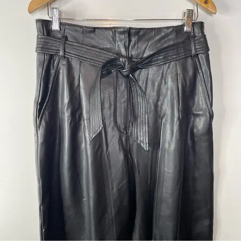 Dynamite  Faux Leather Paperbag Pants Size 8