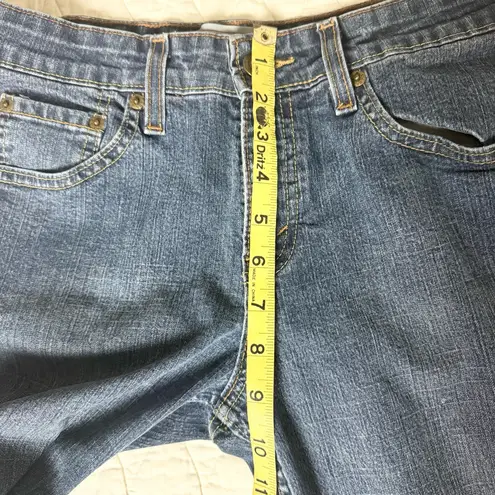 Levi Strauss Womens Bootcut Jeans Size 4 Lowrise Western Cowgirl Hippie Stretch Blue