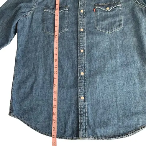 Via Penny Lane Reworked Apparel | Grateful Dead Tie Dye Custom Button Up Shirt Blue Size L