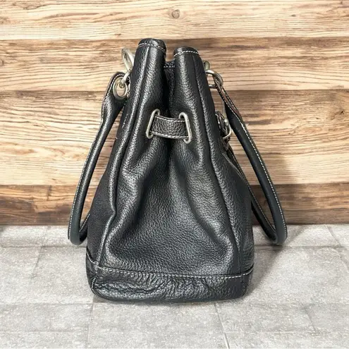wilson's leather Vintage Black Shoulder Bag