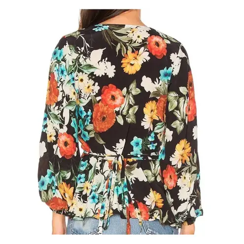 Yumi Kim Yumi Kim NWT XS Posh Life Wrap Top - Floral Print Morning Glory flowers