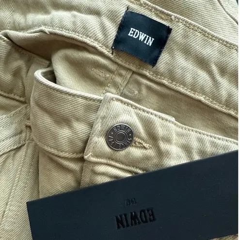 Edwin Cora Cargo Regenerative Cotton Pants Monochromatic Size 30 Tan