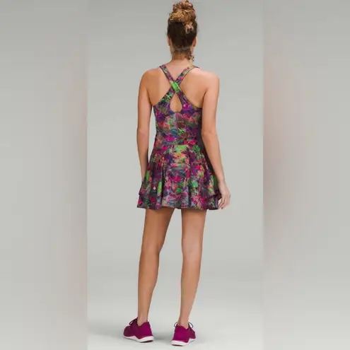 Lululemon NWT  Court Crush Dress Vivid Floral Tone Multi  Size 4 short under