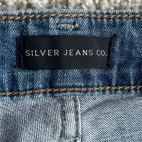 Silver Jeans Blue Straight Leg Jeans Casual Denim 34