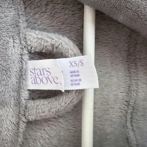 Stars Above  Cozy Robe Wrap Grey Short XS/Small Women’s