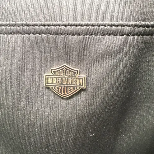 Harley Davidson  Black Tote‎ Bag Large Pocket Purse Motorcycle Biker