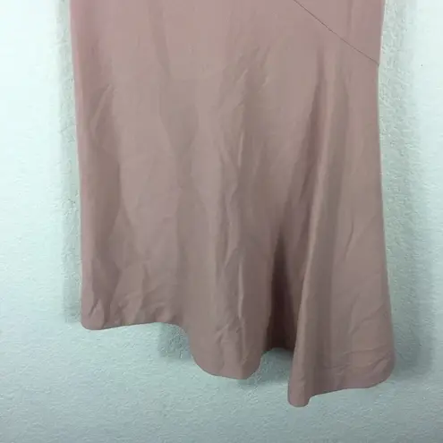 LK Bennett Dr Lenny Rose Sleeveless Asymmetric Hem Knee Length Dress Size 6