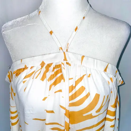 Bishop and Young New Halter Off The Shoulder Ana Blouse Riviera Print