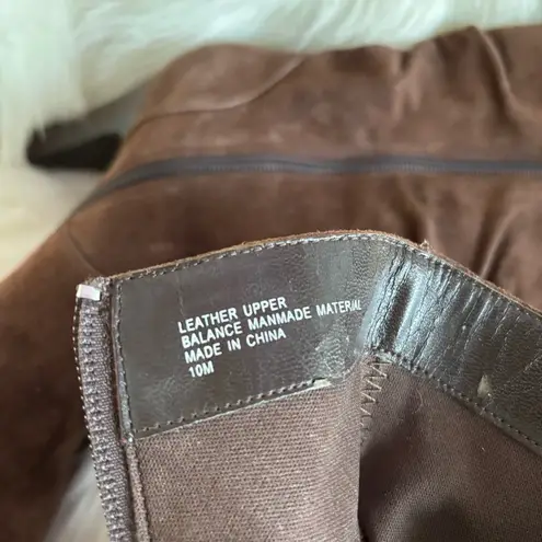Coldwater Creek Brown Suede Women's Bootie Size 10