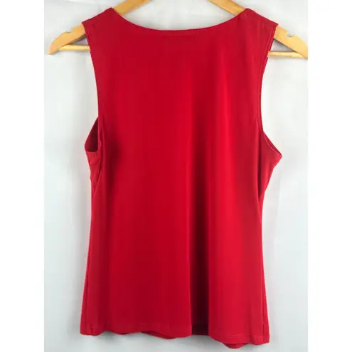 Frank Lyman Red Sleeveless Square Neck Top Size 4