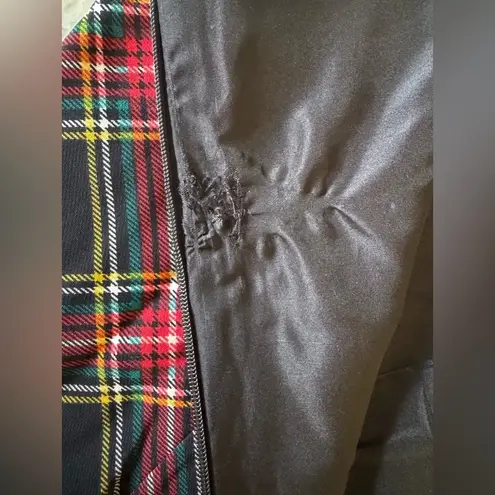 NWT J. Crew Factory Tartan feather