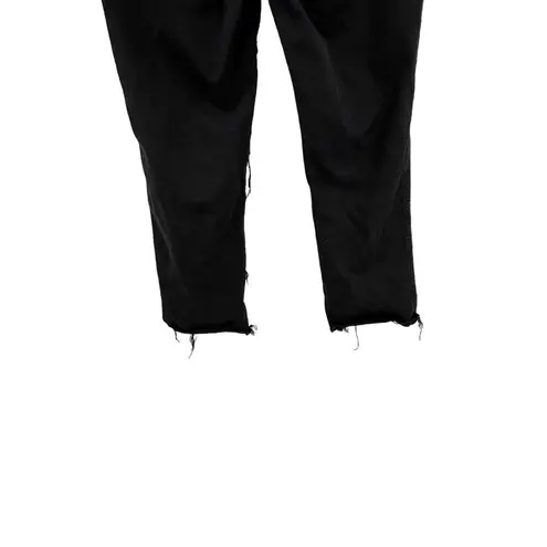 Tripp NYC Fishnet Jeans Distressed Black Ripped Size 15