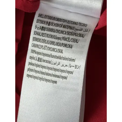 Farm Rio NWT Red Dream Garden Long Sleeve Floral Tropical Maxi Dress Size Small