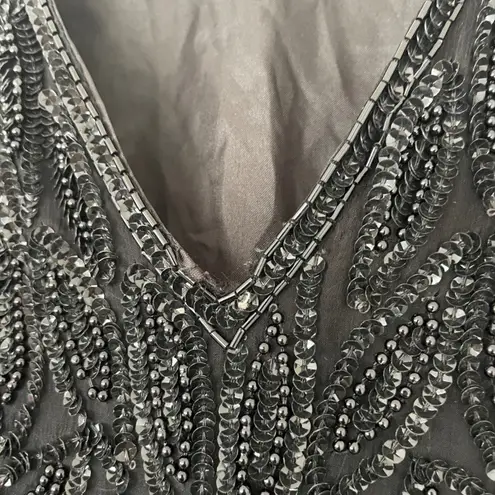 Laurence Kazar Vintage Womens Plus Sz 3x Silk Beaded Sequin Black Blouse
Evening