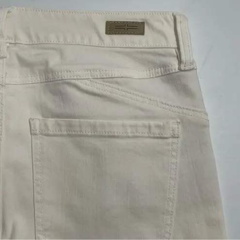 NWT Liverpool Ivory Cream Porcelain Hugger Piper Ankle Skinny Jeans Size 4 / 27 White