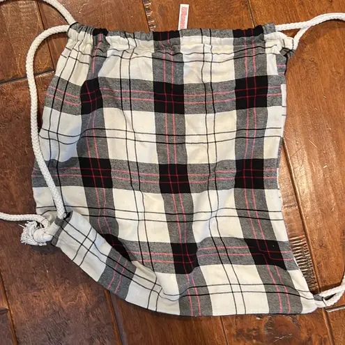 Cinch Plaid Bag