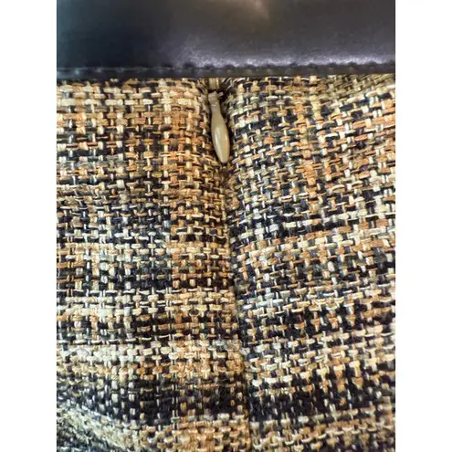 Renfrew Fringe Trim Trucker Jacket & Mini Skirt Silk Beige Set Women's Size 10