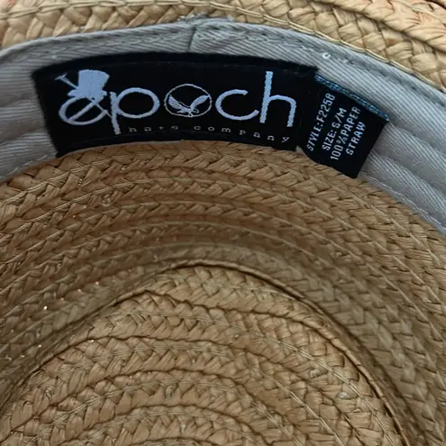 Epoch Tan Straw Fedora sz S/M