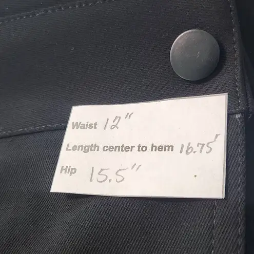 Bishop and Young Black Cargo Mini Wrap Skirt NWT Size XS Mini Black Military Skirt