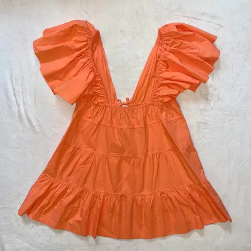 Olivaceous NWT Womens  A.L.C. Style Orange Mini dress size Large!