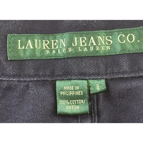 Lauren Jeans Co by Ralph Lauren Capri Pants Women's Size 8, Navy Blue