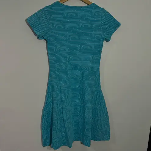 NWT Svaha Turquoise Dress With Pockets Size 2 Blue