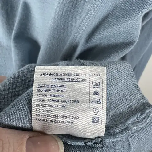 barney's new york Vintage Sweater Womens XL Blue Wool Minimalist Designer