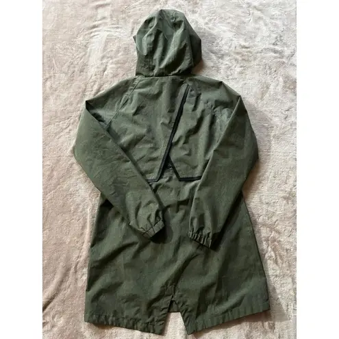 Mondetta Women Green Full Zip Up Hoodie Tunic Windbreaker Size Small