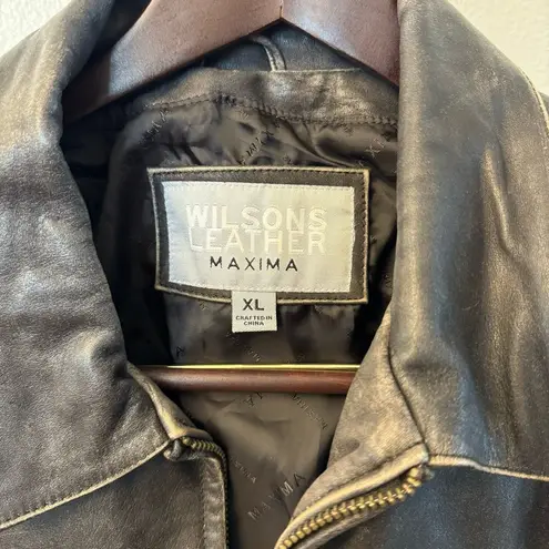 wilson's leather Vintage  maxima women’s leather jacket