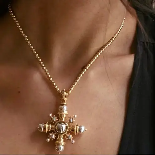 We Wore What Snowflake Necklace New NWT