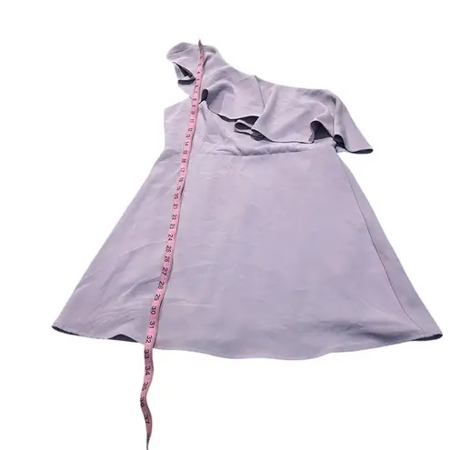 Lulus  one shoulder lilac mini dress
