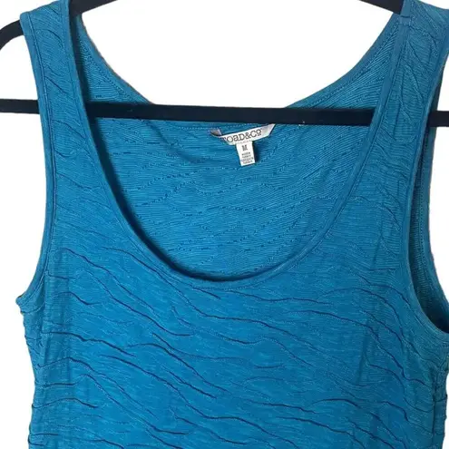 Toad & Co Womens Size Medium Samba Wave Tank Dress in Blue